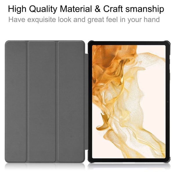 Galaxy Tab S10 Plus/S9 Plus/S9 FE Plus Fodral Tri-Fold Svart