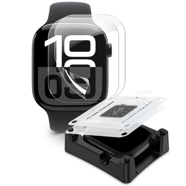 Tech-Protect Apple Watch 10 42 mm 2-PACK Skärmskydd HydroGel Clear