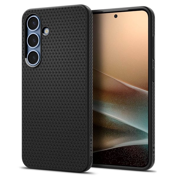 Spigen Galaxy S25 Skal Liquid Air Matt Svart