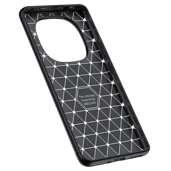 Xiaomi Redmi Note 14 Pro/Pro Plus 5G Skal Litchi Textur Svart