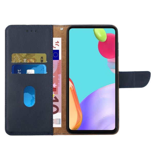 Xiaomi Redmi Note 14 Pro/Pro Plus 5G Fodral Äkta Läder Blå