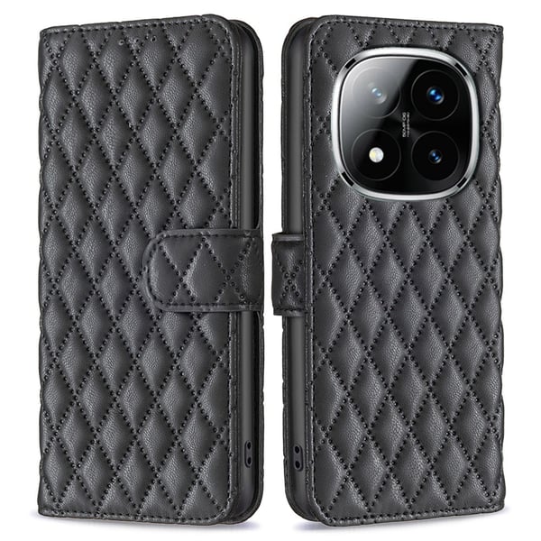 Xiaomi Redmi Note 14 Pro/Pro Plus 5G Fodral Diamond Läder