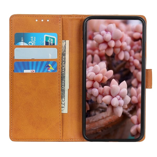 Xiaomi Redmi Note 14 4G Fodral Läder Brun