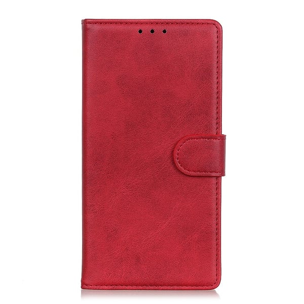 Xiaomi Redmi Note 14 4G Fodral Läder Röd