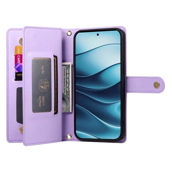 Xiaomi Redmi Note 14 4G Fodral Multifunktionell Lila