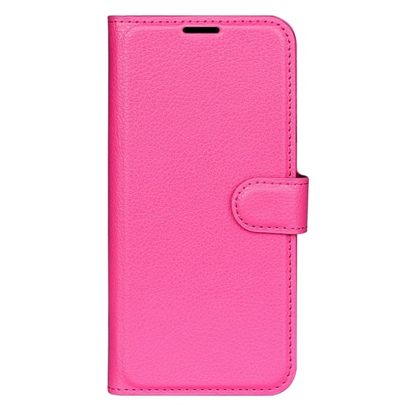 Xiaomi Redmi Note 14 5G Fodral Litchi Läder Rosa
