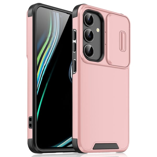 Samsung Galaxy S25 Skal CamShield Hybrid Rosa Samsung Galaxy S25 Skal CamShield Hybrid Rosa
