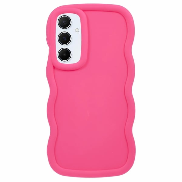 Samsung Galaxy S25 Plus Mobilskal Wavy Rosa Samsung Galaxy S25 Plus Mobilskal Wavy Rosa