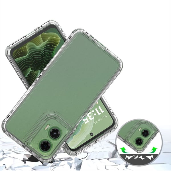 Motorola Moto G35 5G Skal Hybrid 360 Shockproof Transparent