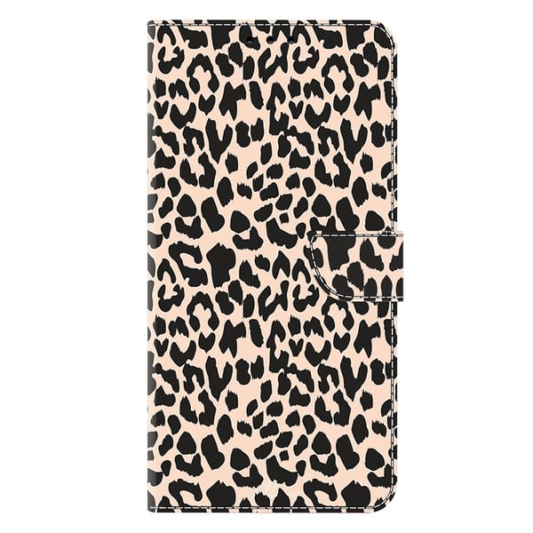 Motorola Moto G55 5G Fodral Läder Leopard