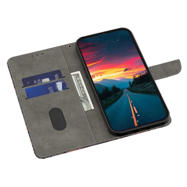 Motorola Moto G55 5G Fodral Läder Leopard