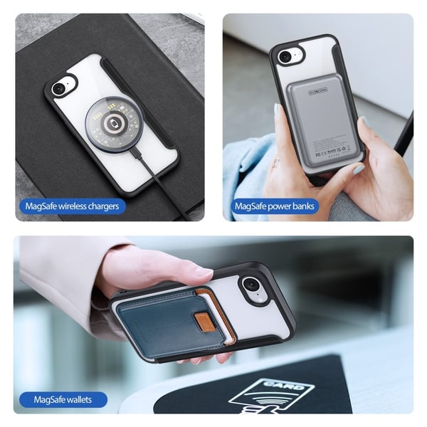 DUX DUCIS iPhone 17e / 16e Fodral MagSafe Skin X Pro Svart