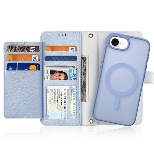 DUX DUCIS iPhone 17e / 16e 2in1 Magnet Fodral Lawa Series Blå