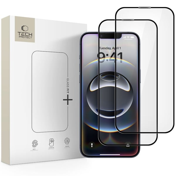 T-P iPhone 17e/16e/14/13/13 Pro 2-PACK Skärmskydd Härdat Glas