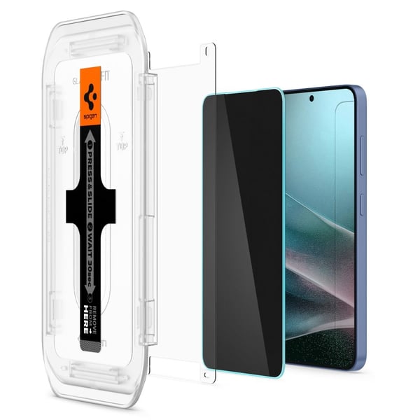 Spigen Galaxy S25/S24 2-PACK Skärmskydd GLAS.tR "Ez Fit"