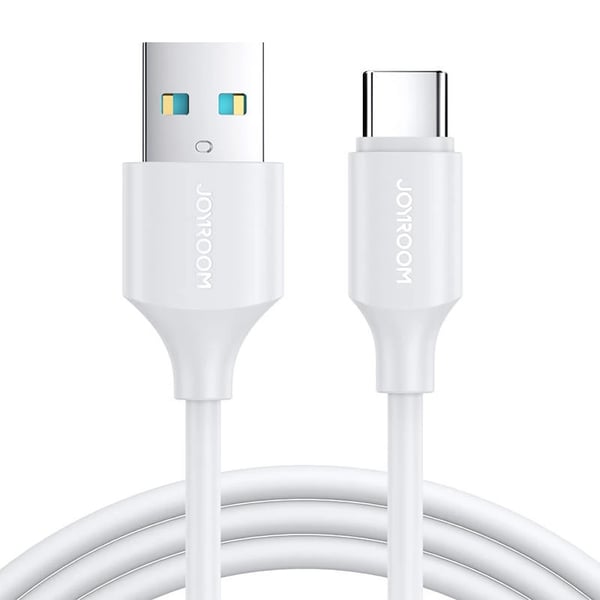 Joyroom 25 cm 3A USB-C Laddningskabel Vit