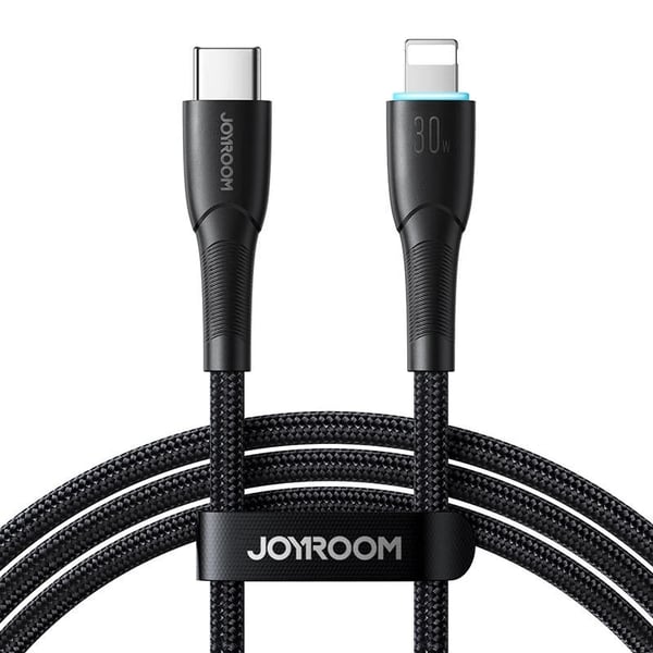 Joyroom 1m 20W USB-C - Lightning Laddningskabel Svart