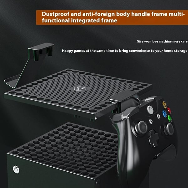 Xbox X Dammskydd Med Hållare För Headset Svart