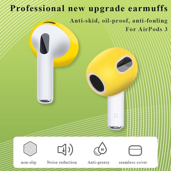 AirPods 3 Silikonskydd Svart