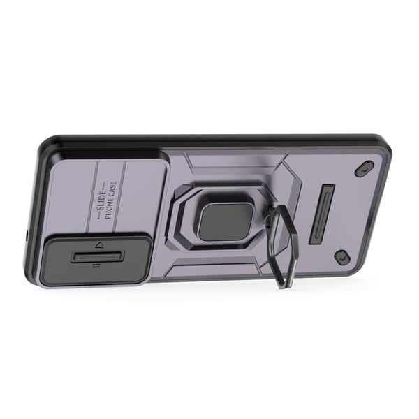 Samsung Galaxy S25 Edge Skal CamShield Ring Hybrid Lila