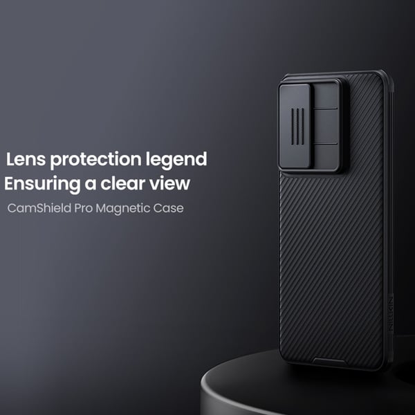 NILLKIN Galaxy S25 Edge Skal MagSafe CamShield Pro Svart