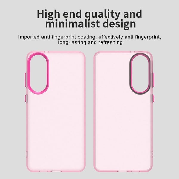Samsung Galaxy S25 Edge Skal Slim Matt Rosa
