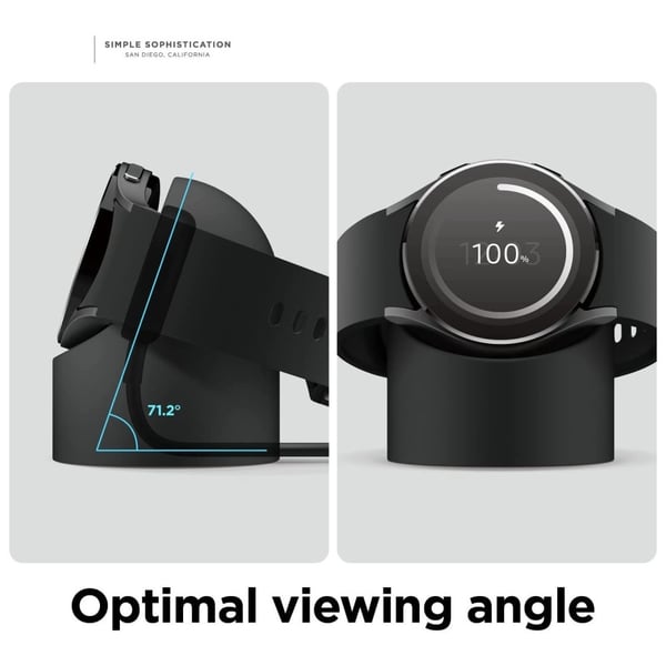 Samsung Galaxy Watch 5/5 Pro/6/7/FE Silikon Stativ Rosa