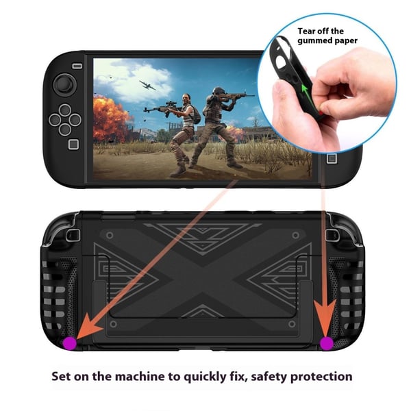 Nintendo Switch 2 Skal Med Stativ Hybrid Svart