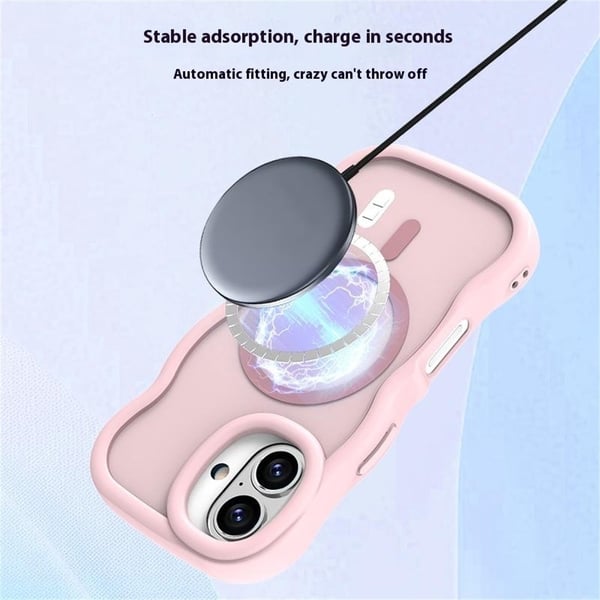 iPhone 16 Skal MagSafe Wavy Matt Lila