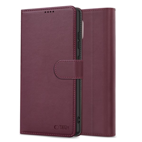 Tech-Protect Samsung Galaxy A56 5G Fodral Läder Mulberry