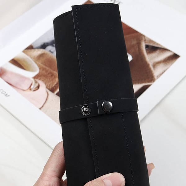 Väska Till Klockarmband Läder Svart