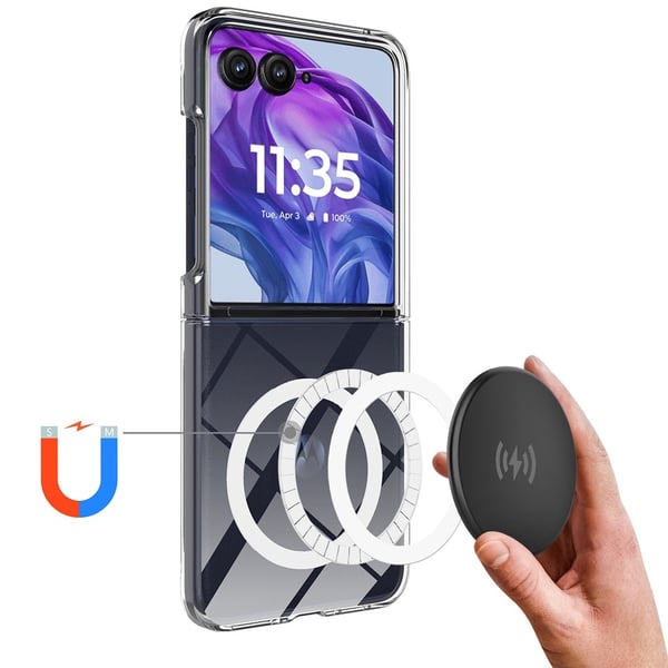 Motorola Razr 50 Ultra 5G Skal MagSafe Transparent