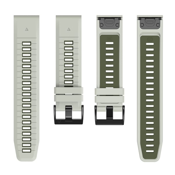 Garmin Fenix 26 mm Armband Quick Release Silikon Grå