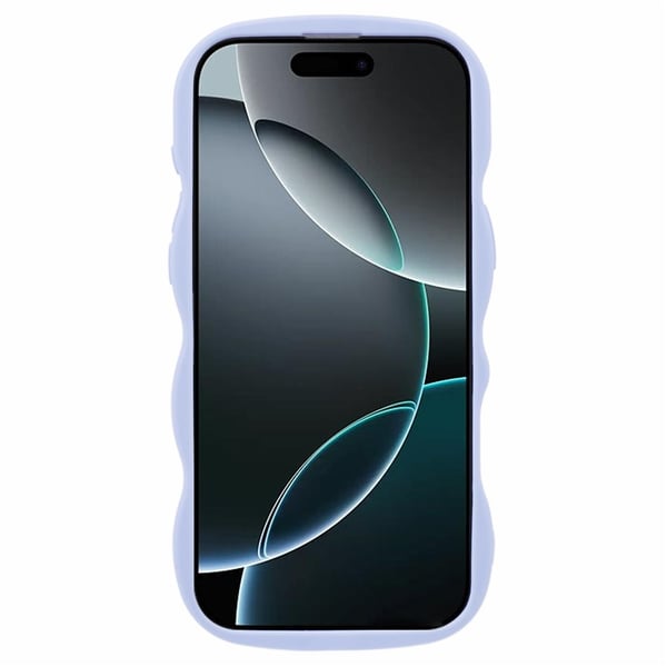 iPhone 16 Pro Mobilskal Wavy Lila