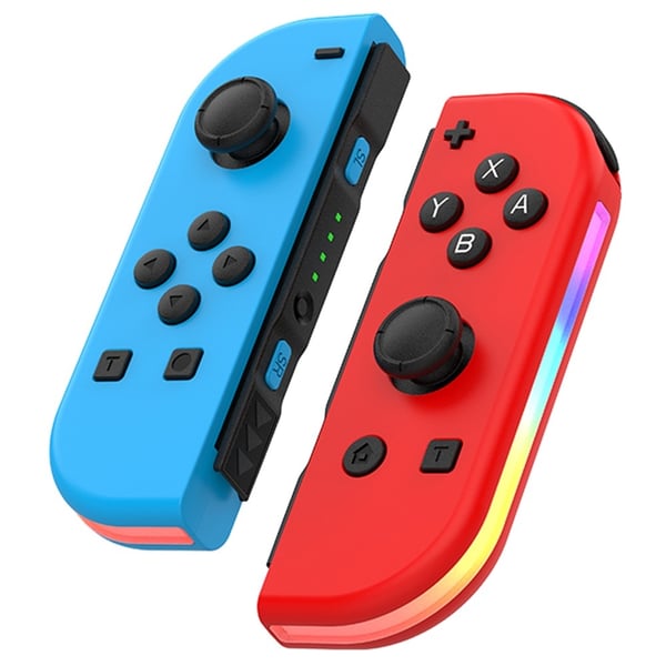 DOBE Nintendo Switch Joy-Con Kontroll RGB Röd / Blå