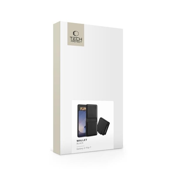 Tech-Protect Galaxy Z Flip 7 Fodral Läder Svart