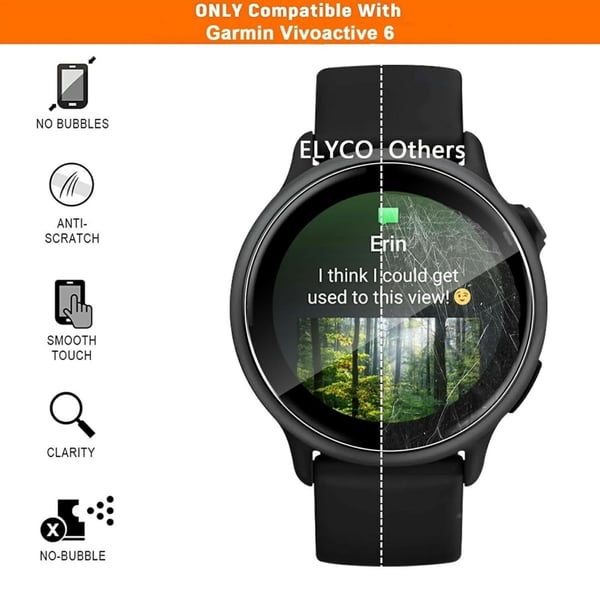 Garmin Vivoactive 6 3-PACK Skärmskydd TPU