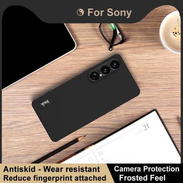 IMAK Sony Xperia 1 VII Skal TPU Soft Svart