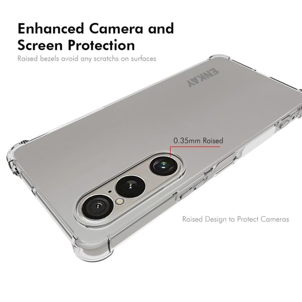 ENKAY Sony Xperia 1 VII Skal TPU Shockproof Transparent