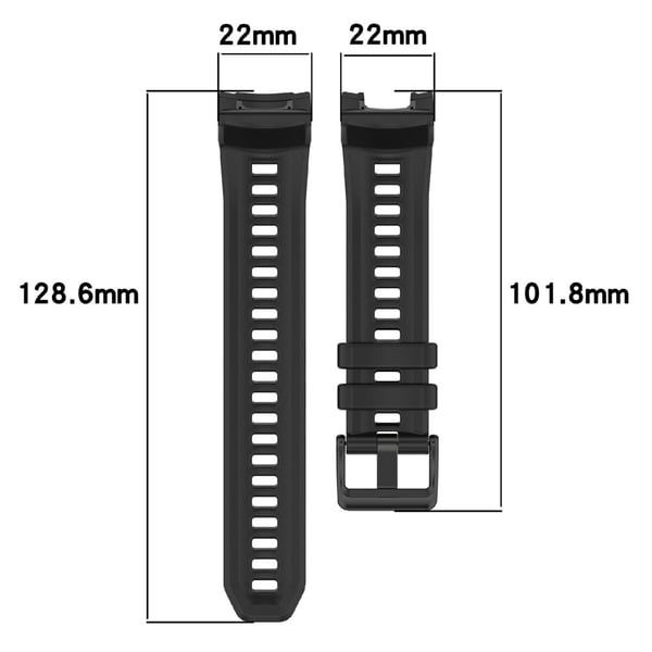 Garmin Instinct 3 45 mm Klockarmband Silikon Mörk Blå