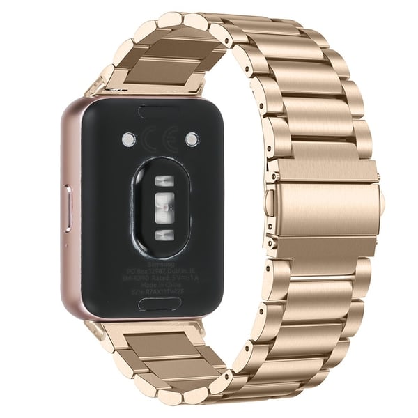 Samsung Galaxy Watch Fit 3 Armband Rostfritt Stål Guld