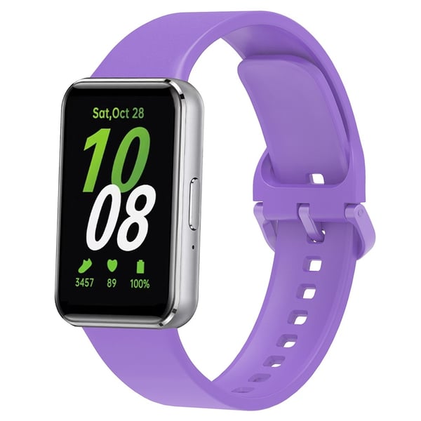Samsung Galaxy Watch Fit 3 Skal / Armband Silikon Lila