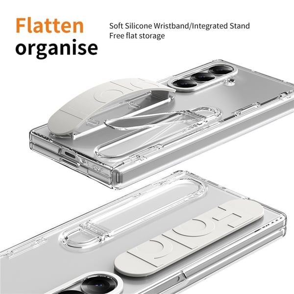 Samsung Galaxy Z Fold 7 Skal Kickstand Transparent