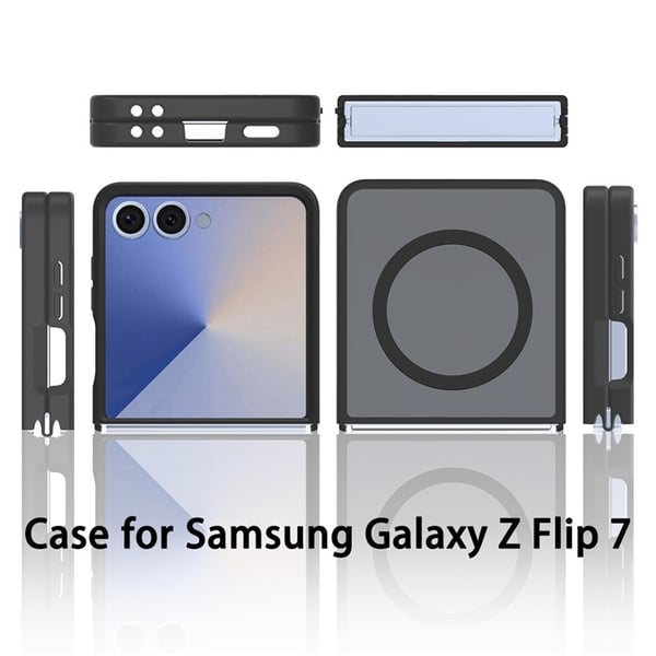 Samsung Galaxy Z Flip 7 Skal MagSafe Skin Touch Rosa