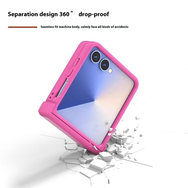 ABEEL Samsung Galaxy Z Flip 7 Skal Skin Feel Rosa