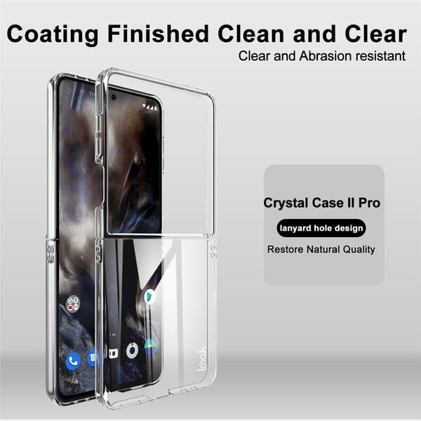 IMAK Samsung Galaxy Z Flip 7 Skal Transparent