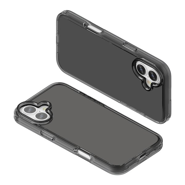iPhone 17 Skal Shockproof Hybrid Tonad Grå