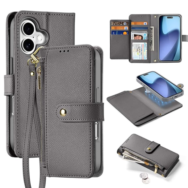 DUX DUCIS iPhone 17 2in1 Magnet Fodral Lawa Series Grå