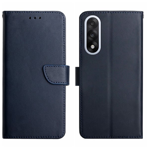 OnePlus Nord 5 5G Fodral Äkta Läder Mörk Blå