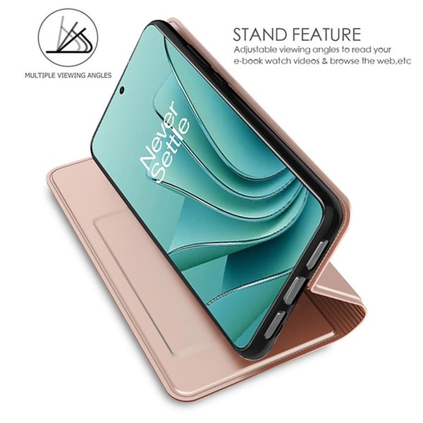 OnePlus Nord 5 5G Fodral Flip Läder Roséguld